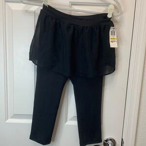 Ideology Macys Size Medium 10/12 Nour Black Polyester Spandex Girls Dance New